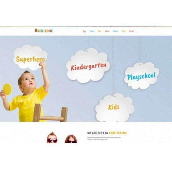 Kids Zone - HTML Template